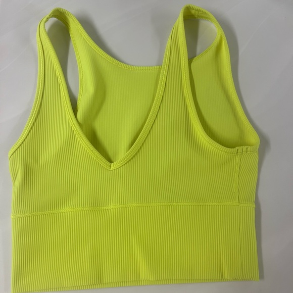 Size 6 Yellow Lululemon Tank - Picture 1 of 2